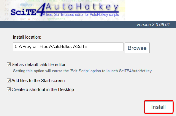 scite4autohotkey