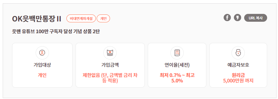 금리 높은 파킹 통장 :: OK저축은행 최고 연 5% 금리 OK읏백만통장 II 강추 (ft. 파킹통장 금리비교) 3 ywAAAAAAQABAAACAUwAOw==