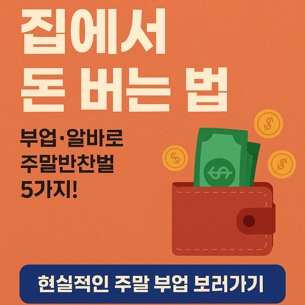 집콕 부업 썸네일 이미지