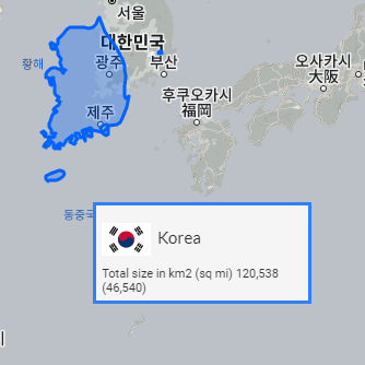 세계지도로 나라 크기 직관적으로 비교하기 3 ywAAAAAAQABAAACAUwAOw==