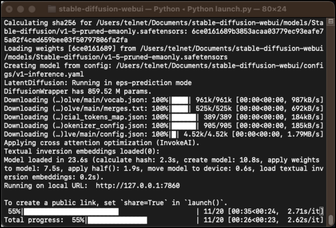 MacOS(m1, m2) Stable Diffusion WebUI 설치 및 사용법 9 macos stable