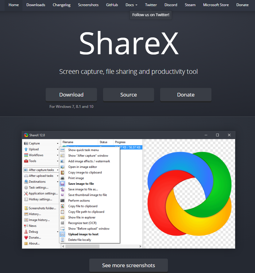 sharex install recorder