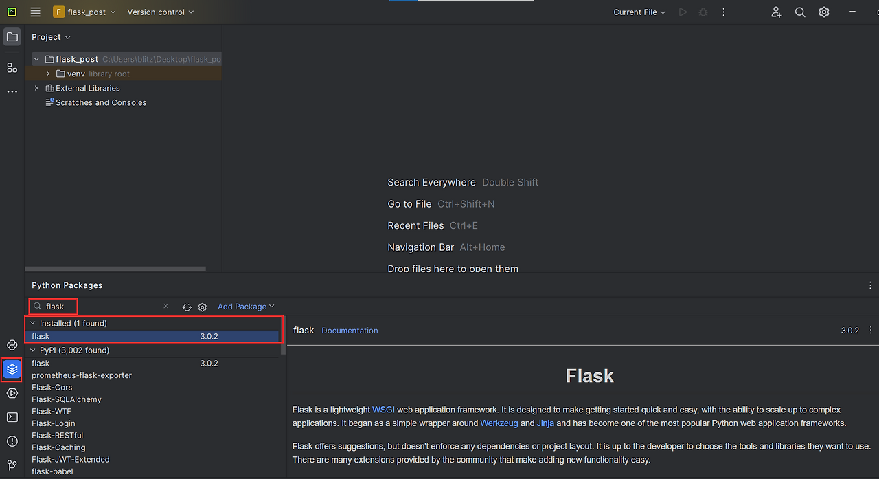 [Python Flask] 1. Flask 서버 구동 및 간단한 페이지 만들기
