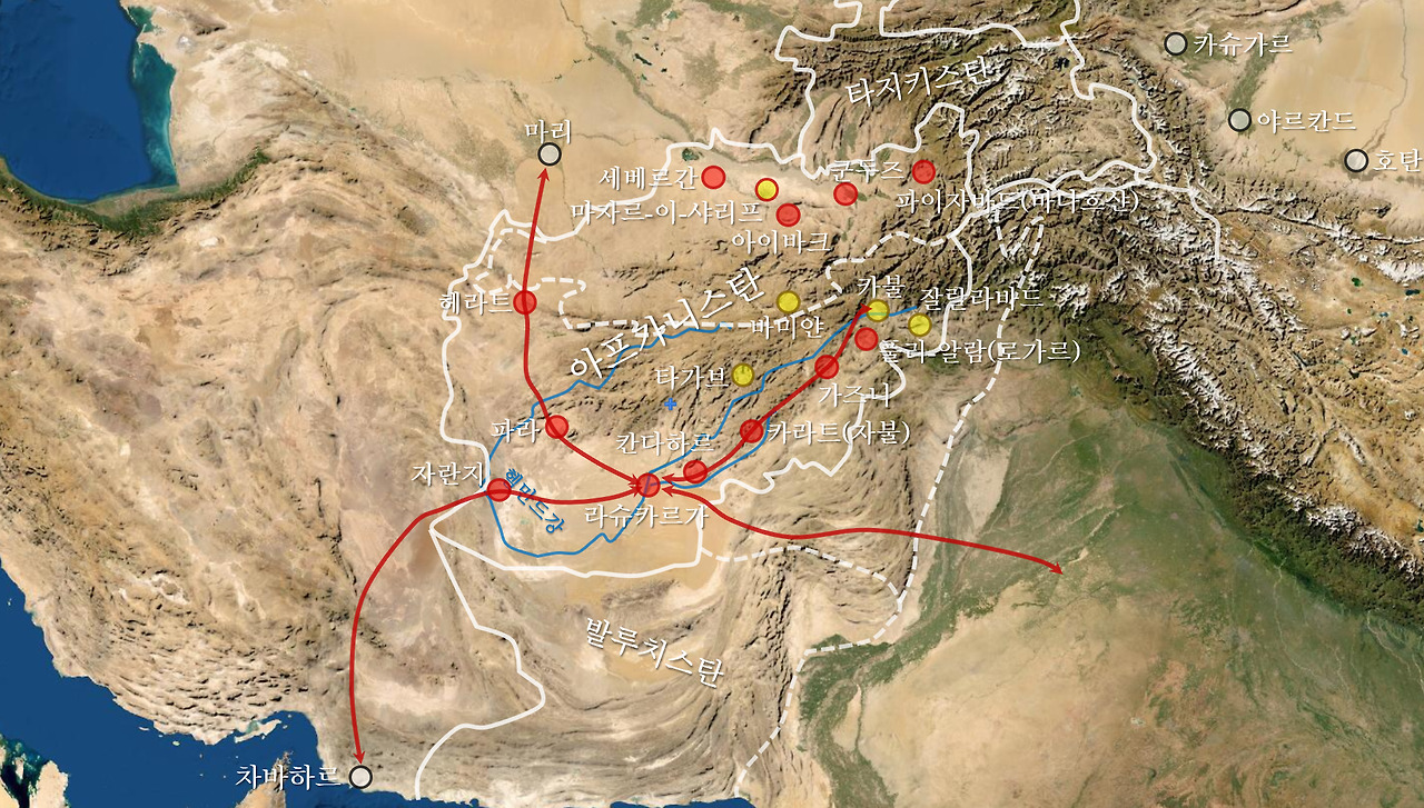 아프가니스탄 내전과 강대국 사이의 각축, 그리고 중앙아시아 ...