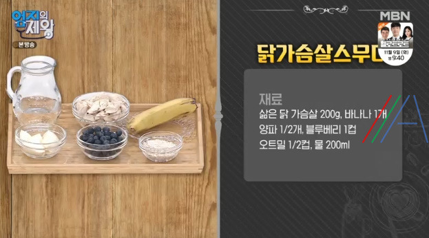 엄지의제왕 닭가슴살스무디 만들기 레시피 - 생존 근육 강화법 근육 키워주는 2 ywAAAAAAQABAAACAUwAOw==