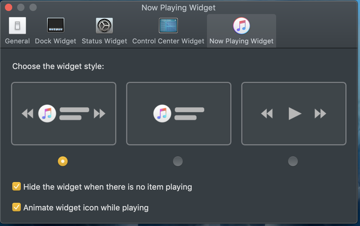 pock widgets