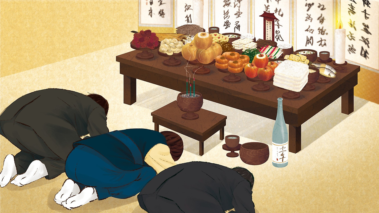 설날 차례상 차리는 방법 (차례지내는 순서) 차림그림