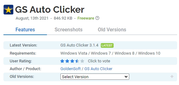 how to get gs auto clicker