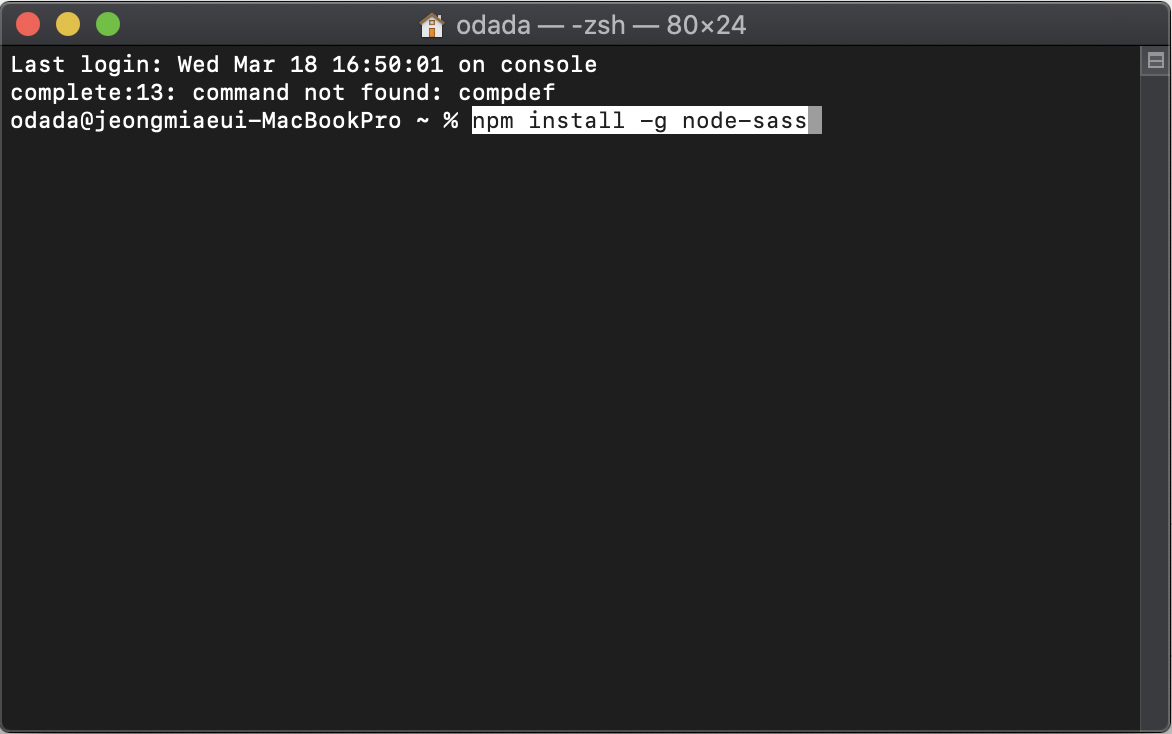 install node js on mac homebrew