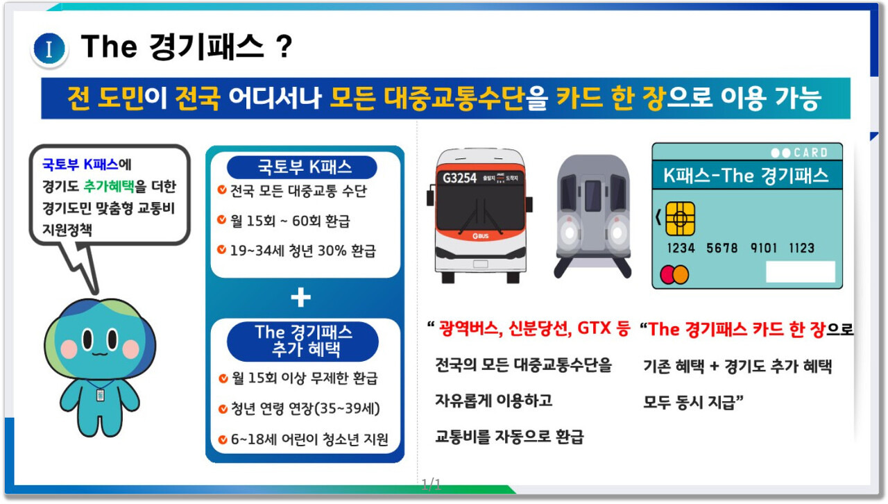 더 경기패스 교통카드