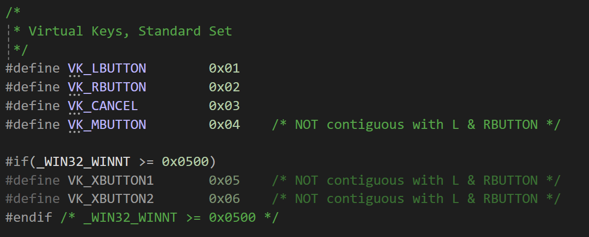 [C++/Console Engine] WinAPI로 커스텀 콘솔 엔진 구현하기(3) Key 입력 정의 가져오기, 메모리 누수 ...