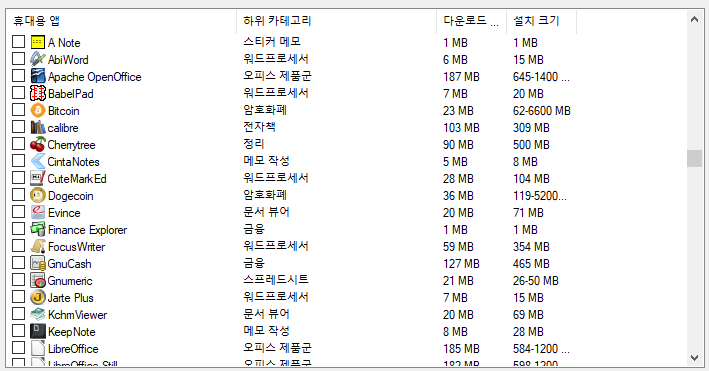 Portable Apps 사용 가능한 프로그램 11 ywAAAAAAQABAAACAUwAOw==