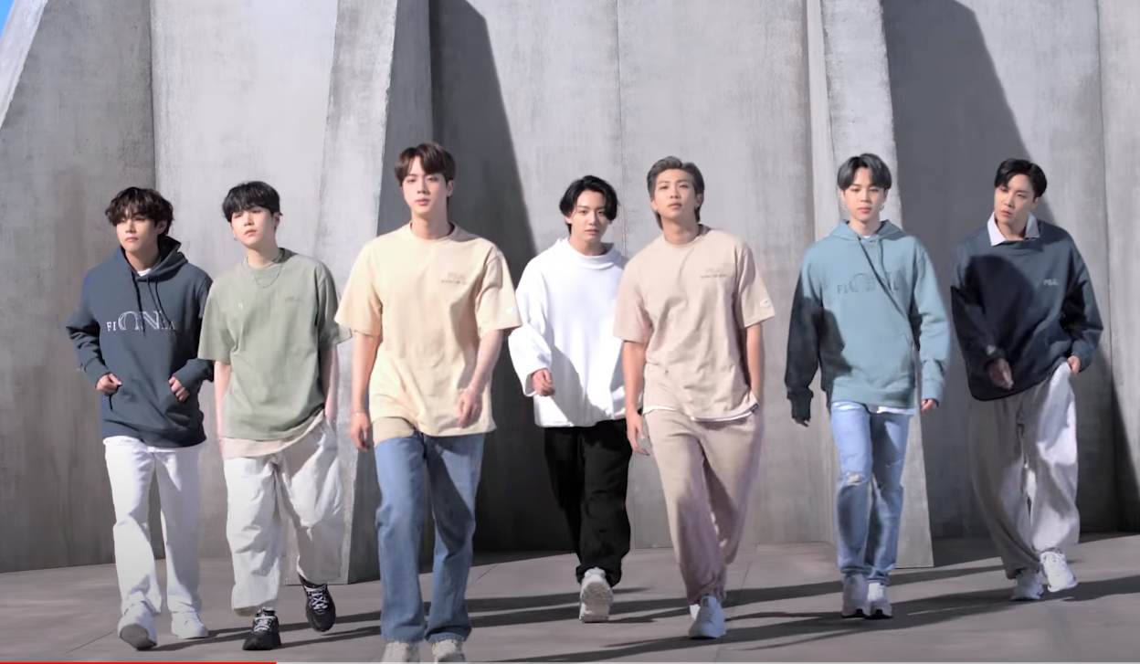 fila on bts