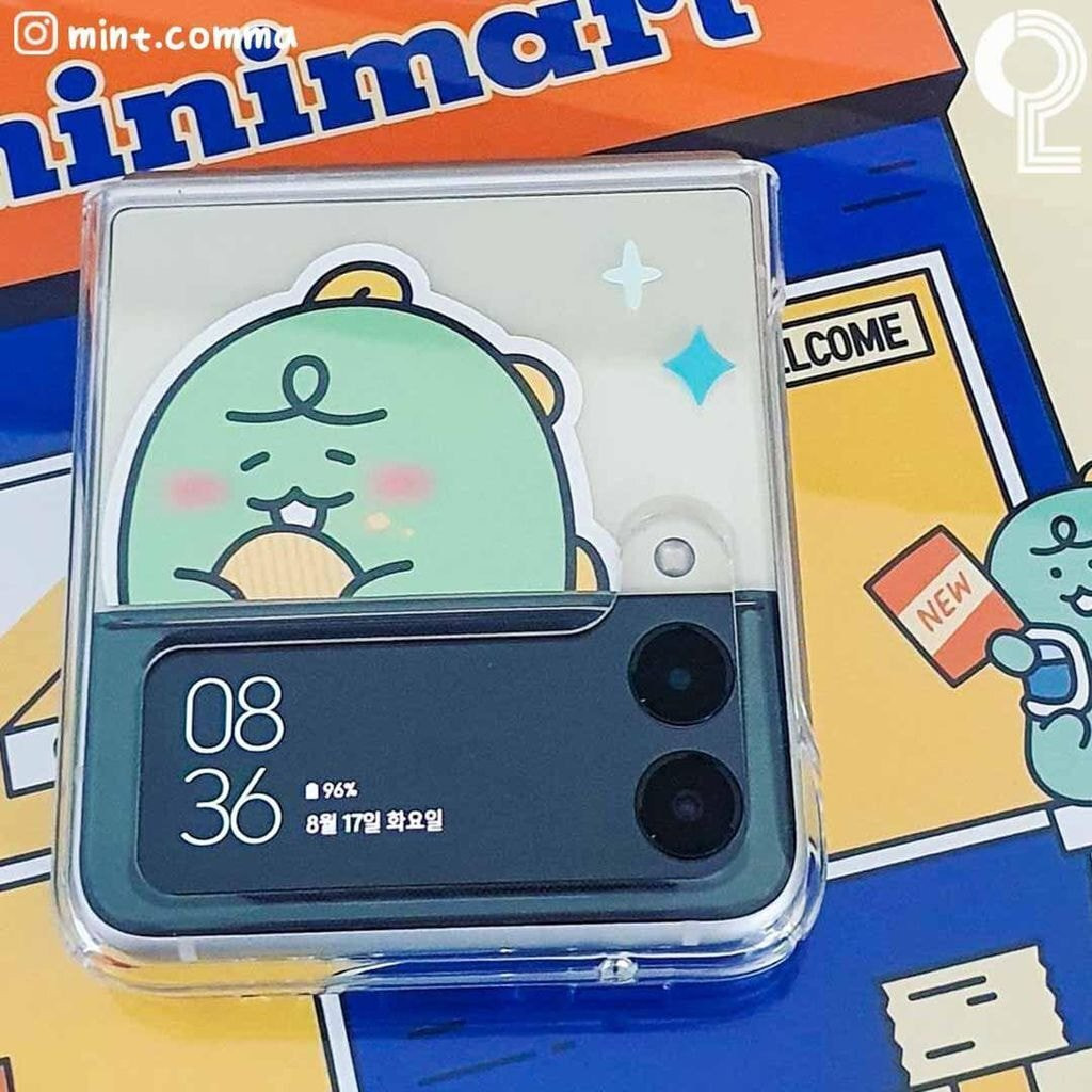 Galaxy Z Flip 3 Cream Lavender real shot