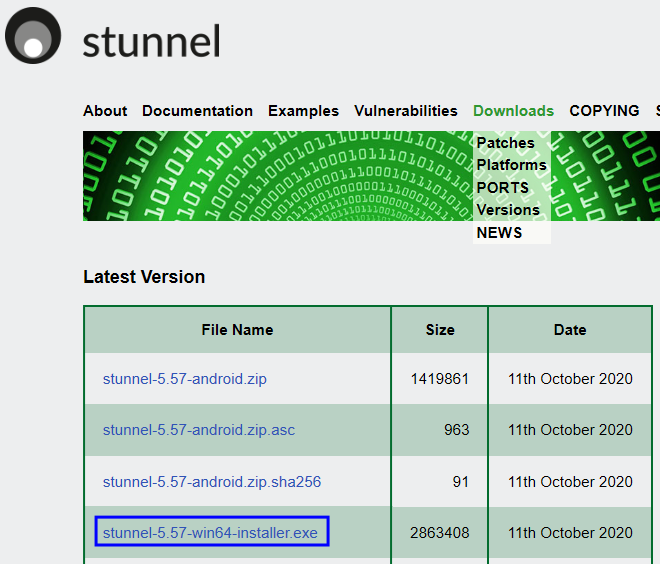 stunnel cert