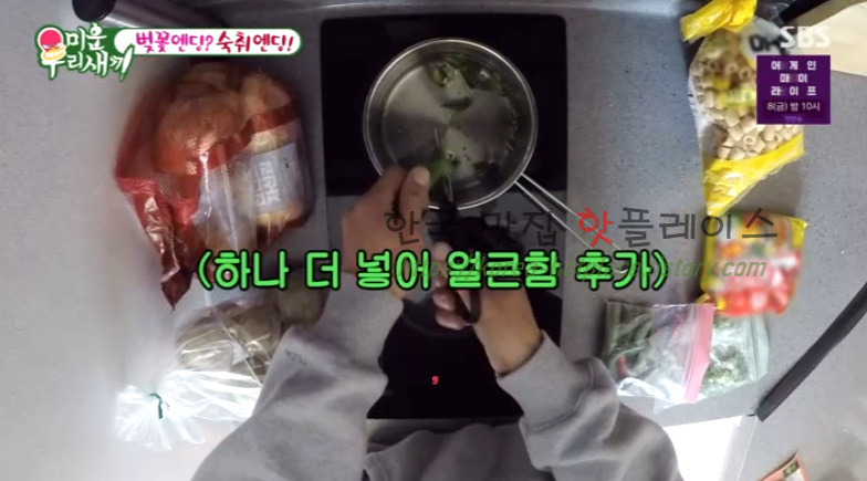 미운우리새끼 곽시양 해장라면 레시피 5 ywAAAAAAQABAAACAUwAOw==