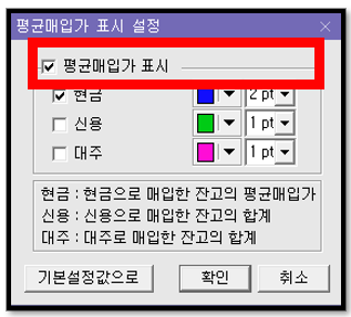 키움증권 영웅문 HTS에서 평균 매수 단가 표시하기 6 ywAAAAAAQABAAACAUwAOw==