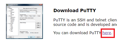 putty download for centos