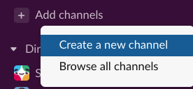 Add channels