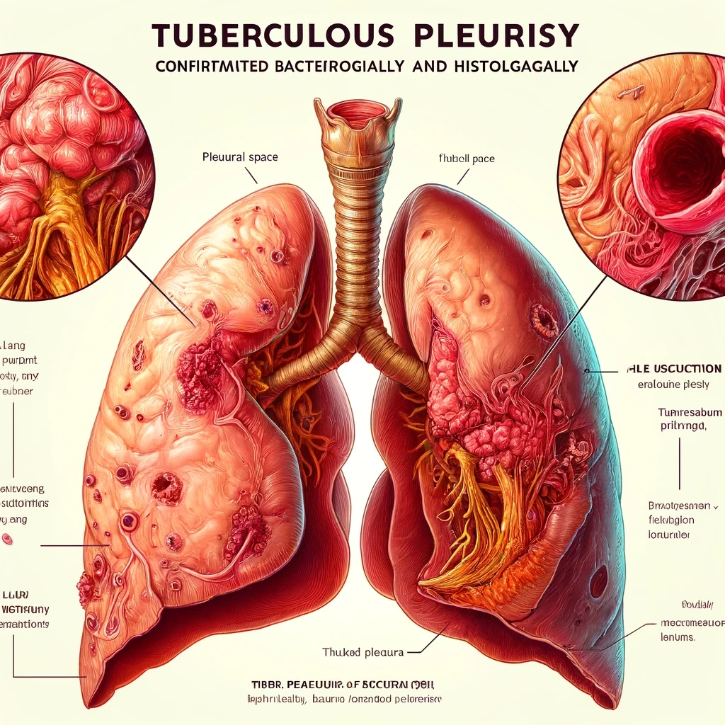 A15.6 세균학적 및 조직학적으로 확인된 결핵성 흉막염(Tuberculous pleurisy, confirmed bacteriologically and histologically)