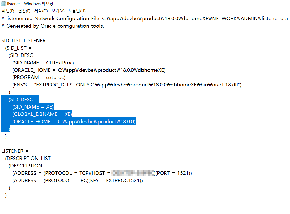 oracle listener refused the connection with the following error ora