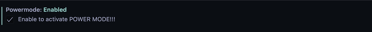 Settings > power mode