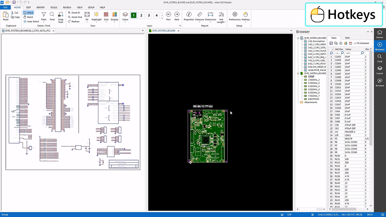 무료 거버 뷰어 (Free Gerber Viewer) #interCAD Reader