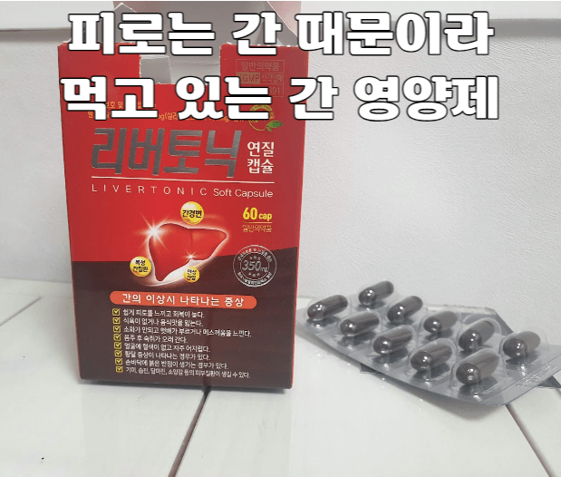 피로는 간 때문이라 챙겨 먹는 밀크시슬 2 리버토닉-밀크시슬