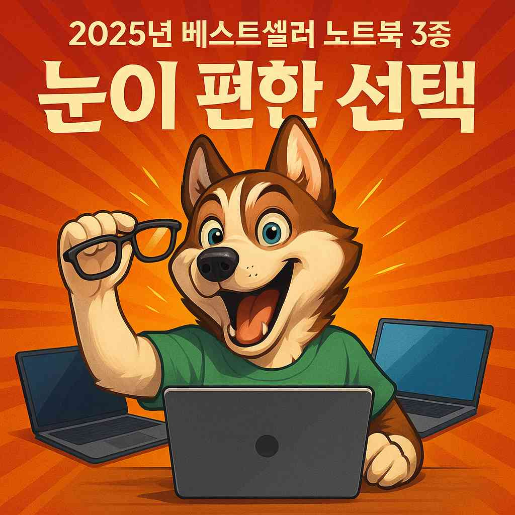 블루라이트 차단 + 눈 편한 노트북 추천｜자막 잘 보이는 OLED 노트북 3종 (2025)