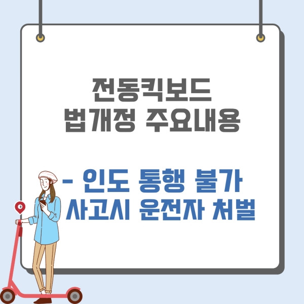 자전거 인도주행 처벌