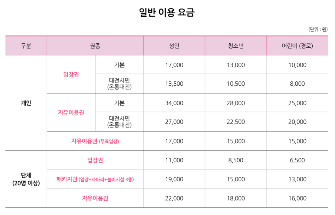 대전 오월드 나이트 유니버스 가족 여행, 데이트 추천 (22시 야간개장)