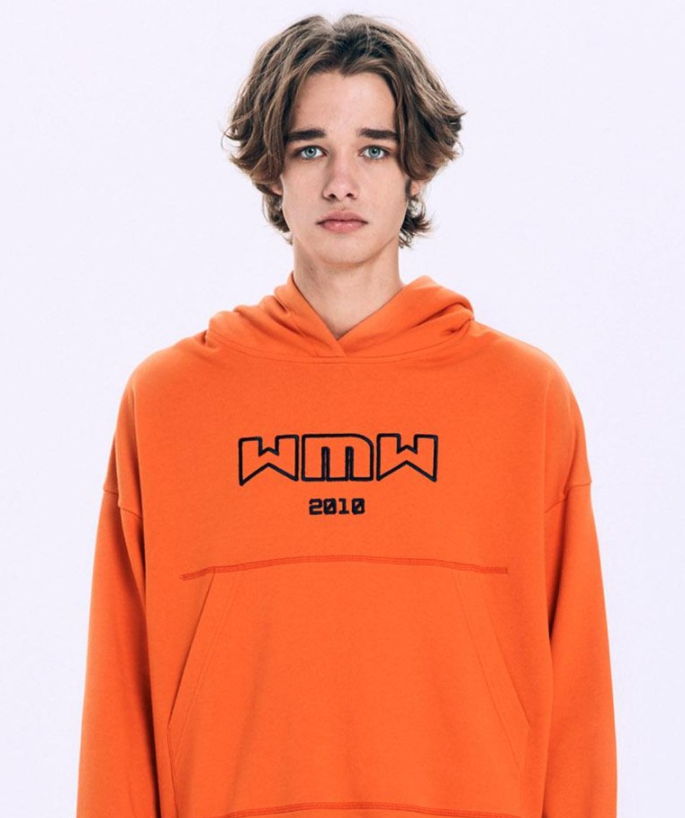 편스토랑 류수영 후드 티셔츠 - 위미위 WMW 2010 HOODIE_ORANGE