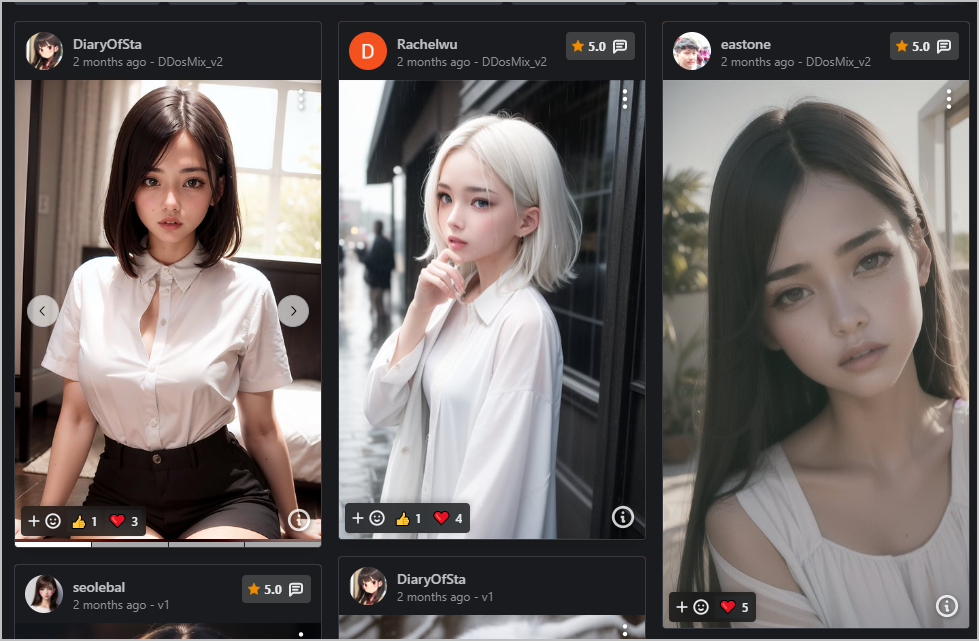 스테이블 디퓨전 AI 실사 만들기 모델 3가지 추천(Stable diffusion 사용법) 9 ddos download model