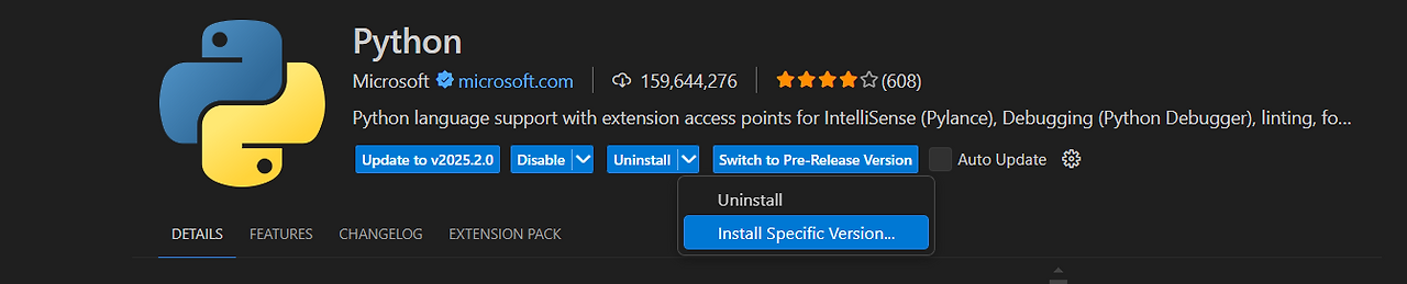 [Python] VSCode Error - Sorry, something went wrong activating ...