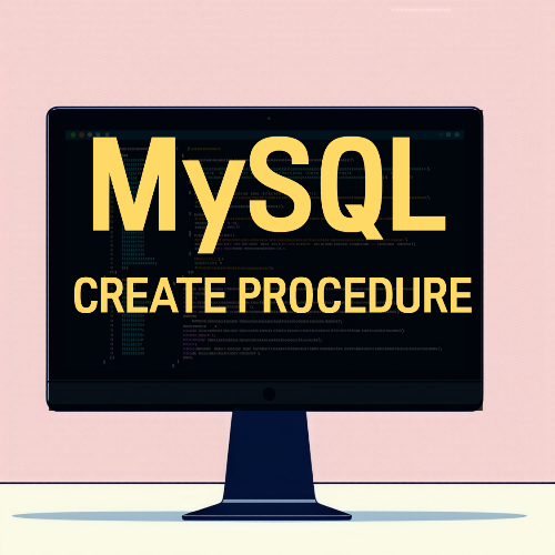 [MySQL] CREATE PROCEDURE 완벽 가이드 사용법(프로시저 생성)