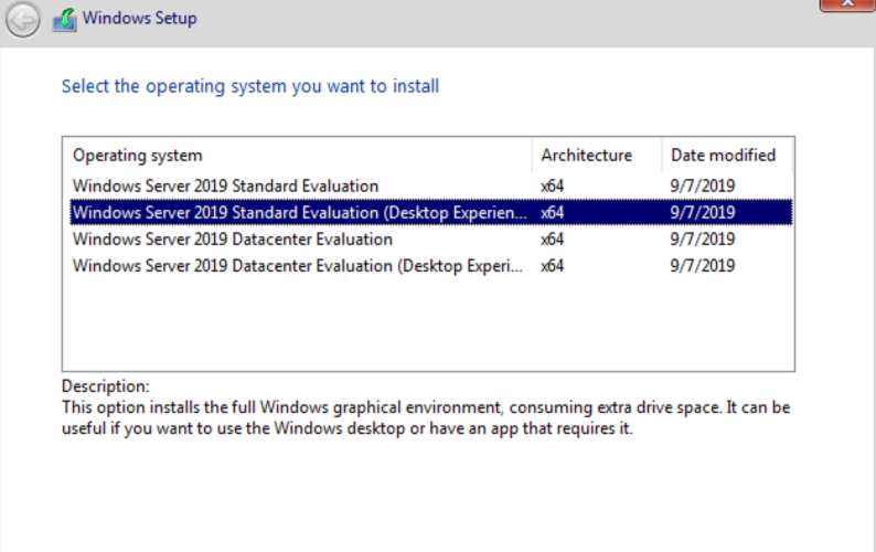  window Window Server 2019 standard 