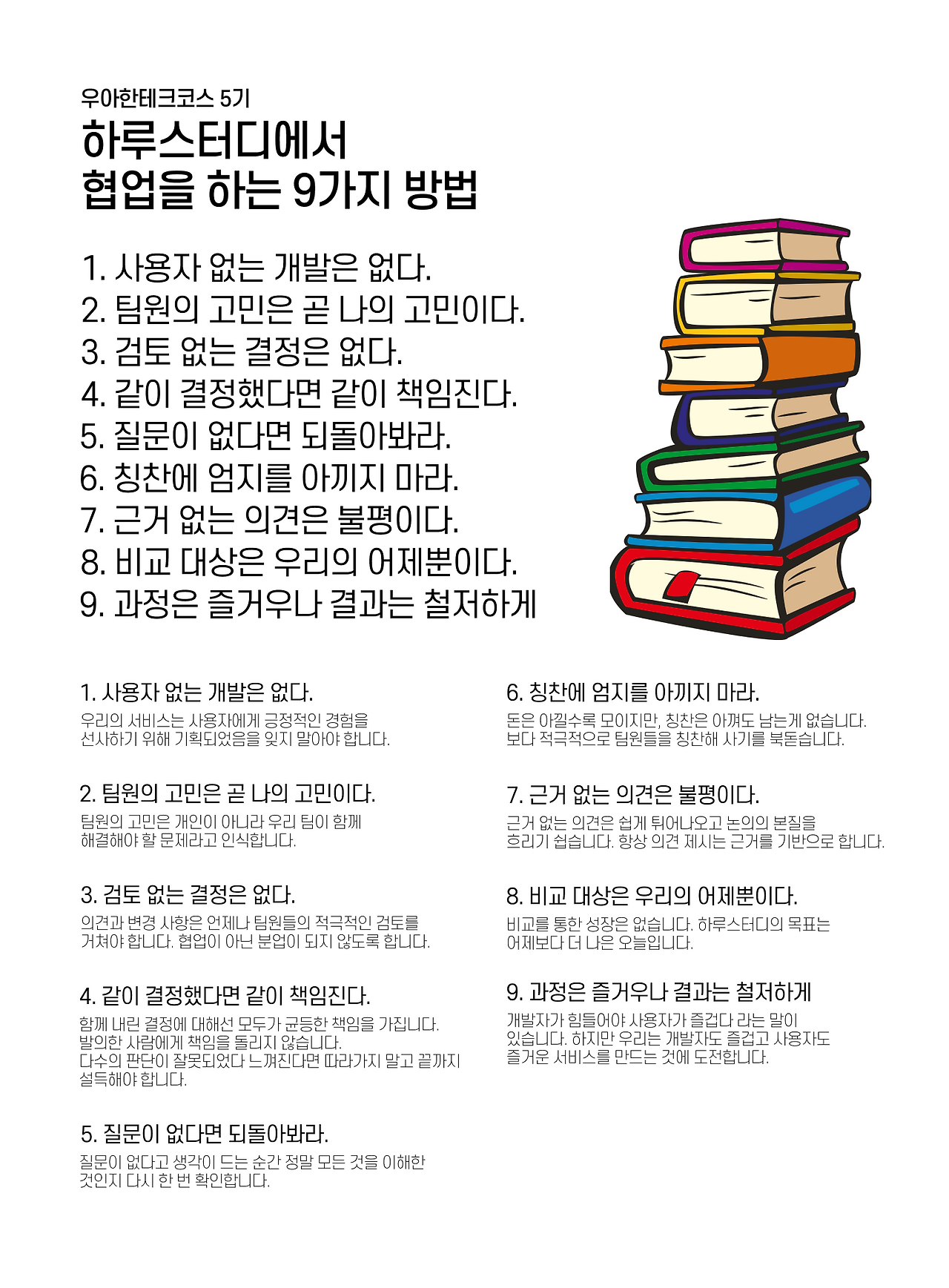 하루 스터디 팀 그라운드 룰