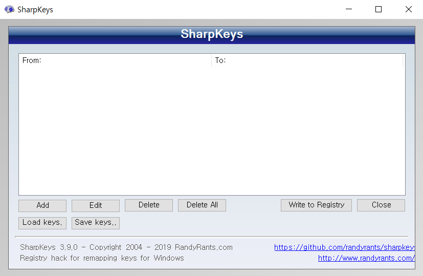 sharpkeys 3.9 3