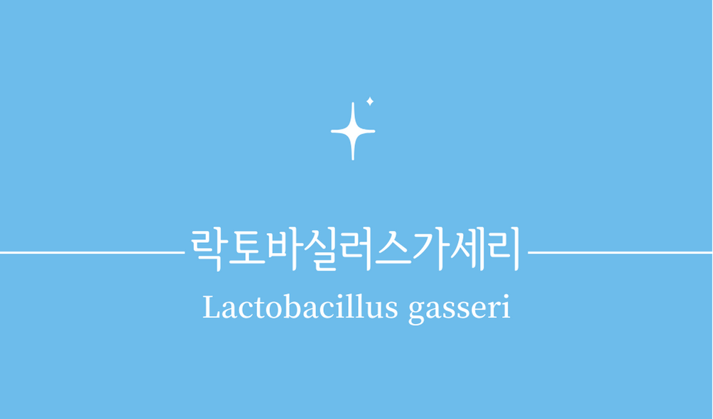 'BNR17 락토바실러스가세리(Lactobacillus gasseri)'효능,효과,권장량,부작용,제품