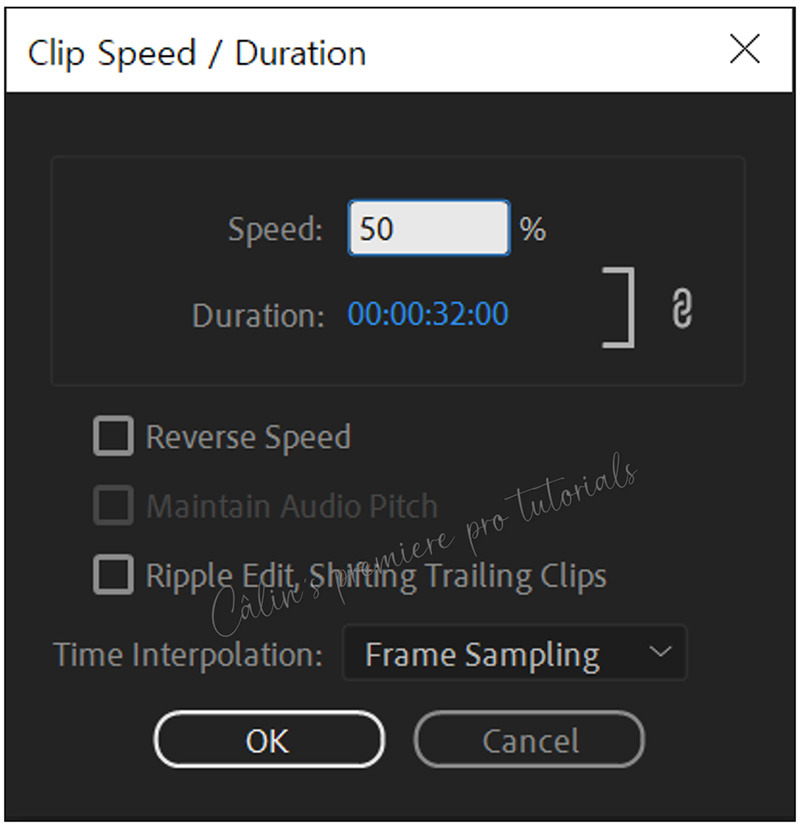 [프리미어 프로] 영상 속도 조절하기