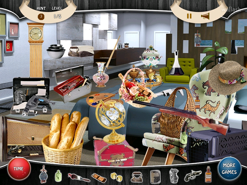 숨은그림찾기 Dusting for Prints 플래시게임 와플래시 게임 아카이브