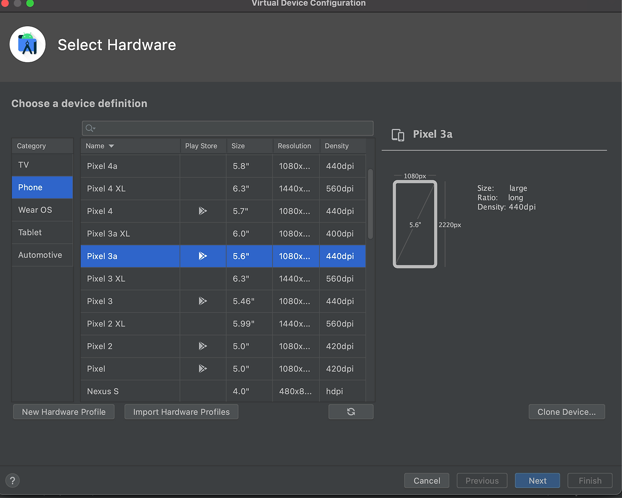 android studio on macbook m1