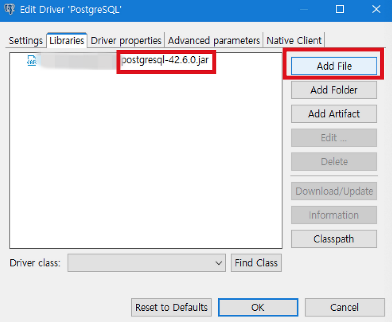 Dbeaver posgresql jdbc 