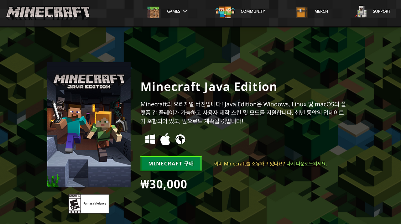 java minecraft on mac