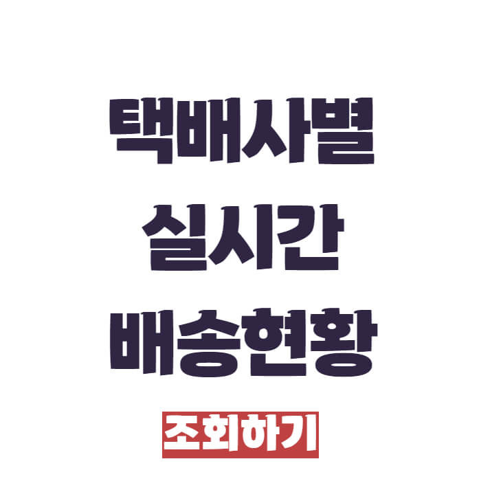 배송현황 조회하기