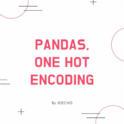 how to do one hot encoding in pandas