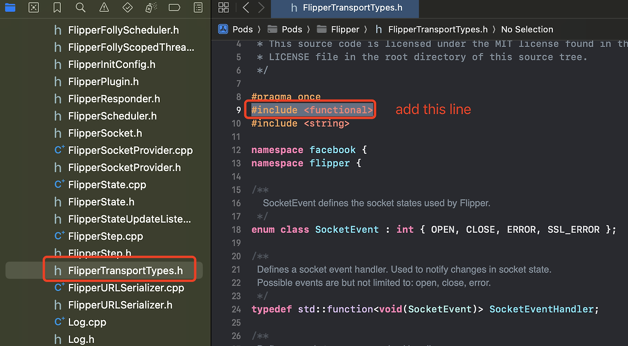 Ios xcode flipperplatformwebsocket mm flippertransporttypes h 