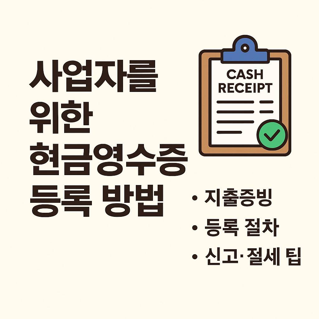 현금영수증 등록 수단 - 체크카드 vs 전화번호 vs 자진발급 완전 비교