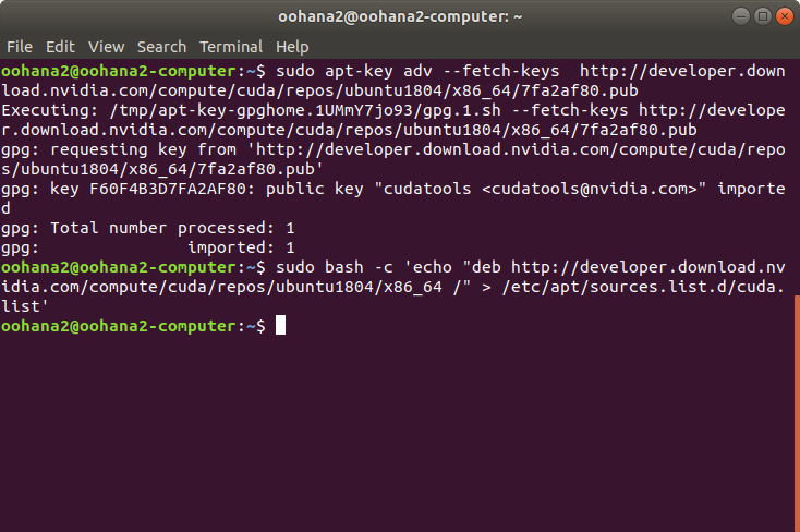 nvidia cuda toolkit ubuntu 16.04
