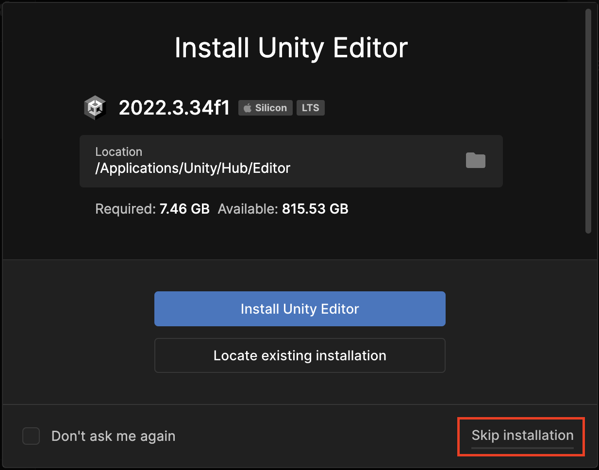 [MacOS] MacOS Unity Hub 설치하기 & 라이선스 다운받기